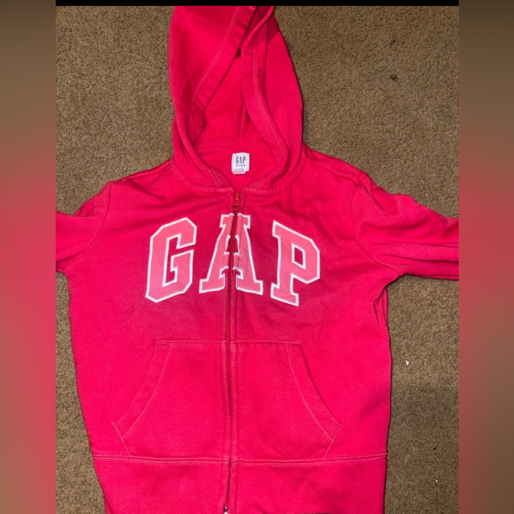 GAP Kids Pink Hoodie size 6/7